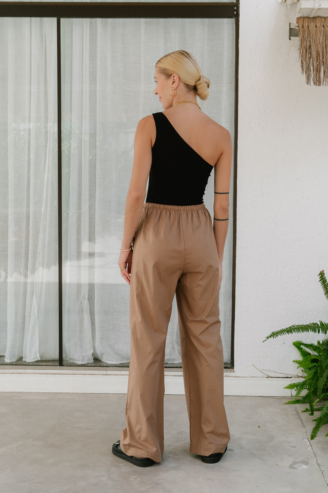 Pantalona Comfy Algodão Cappuccino
