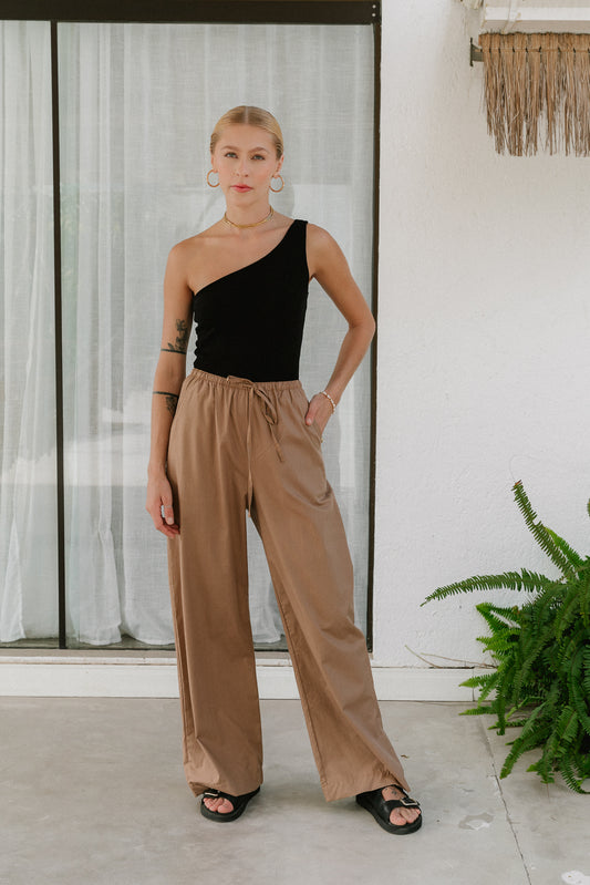 Pantalona Comfy Algodão Cappuccino