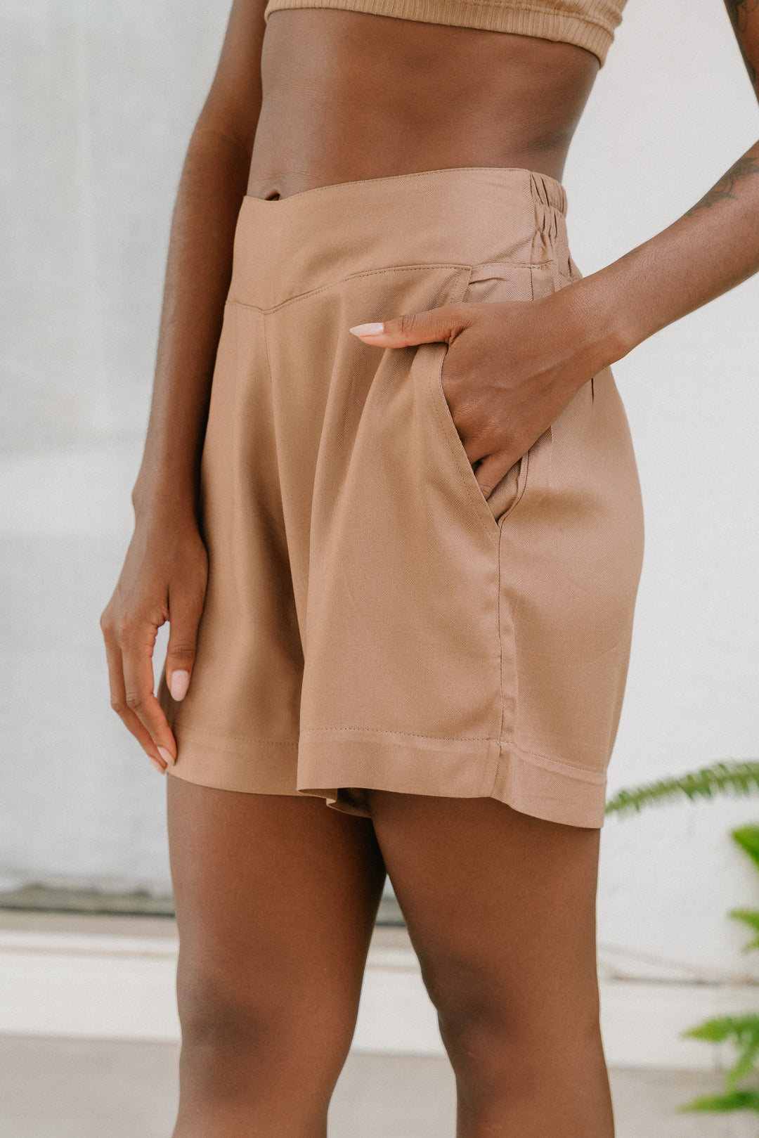 Shorts Bolso Cappuccino