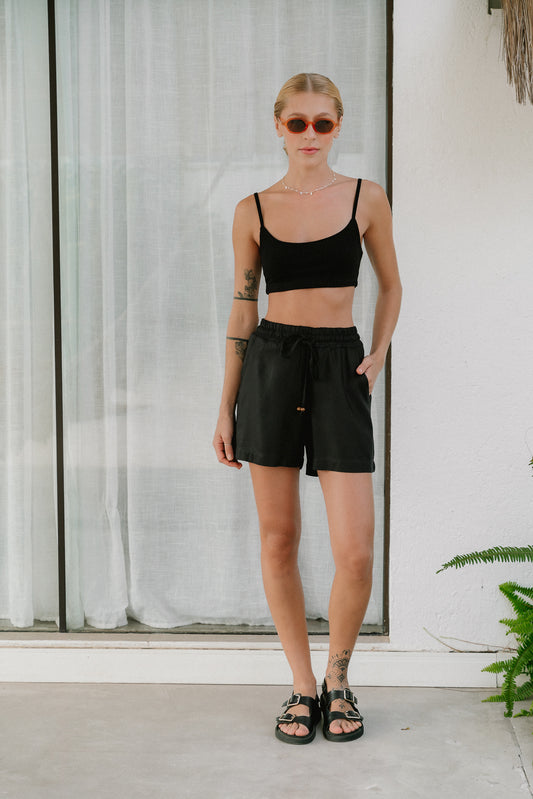 Shorts Laço Preto
