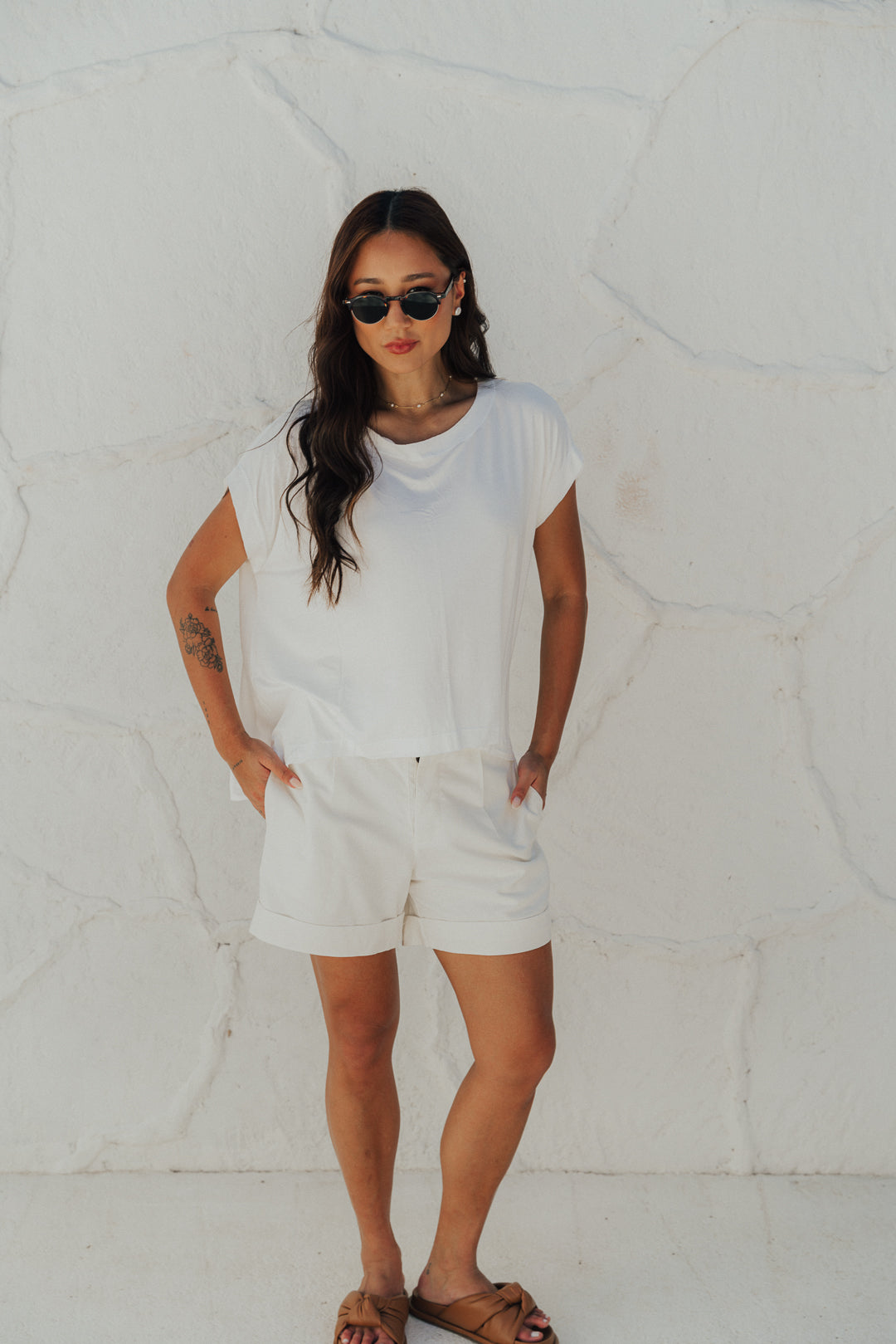 Bata Quadrada Off White