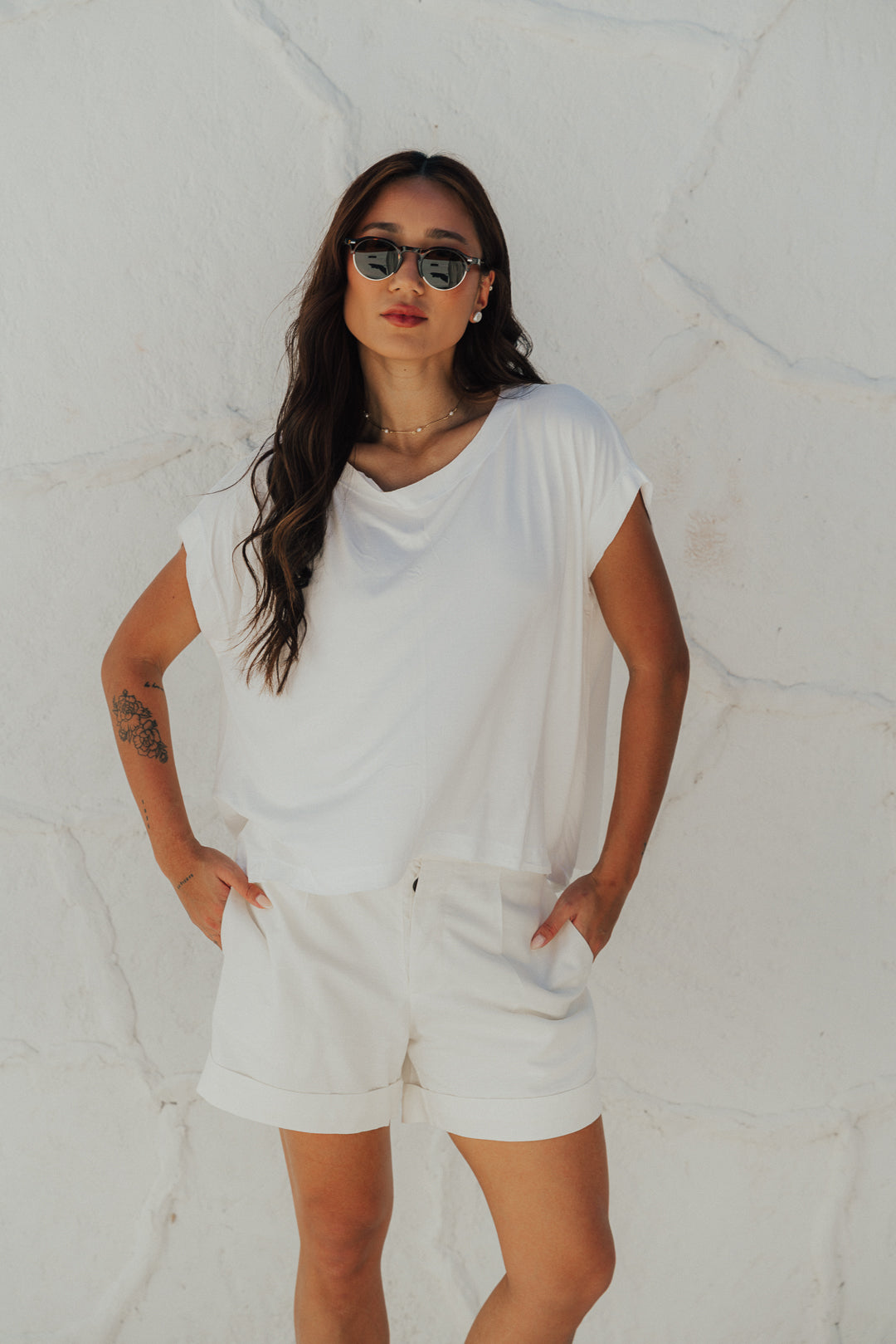 Bata Quadrada Off White