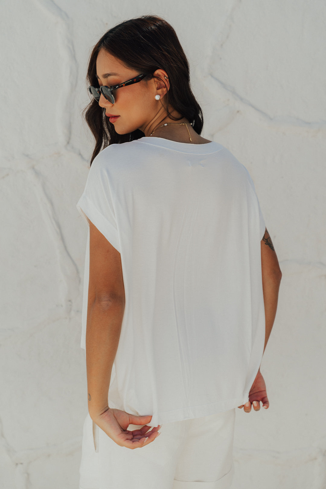 Bata Quadrada Off White