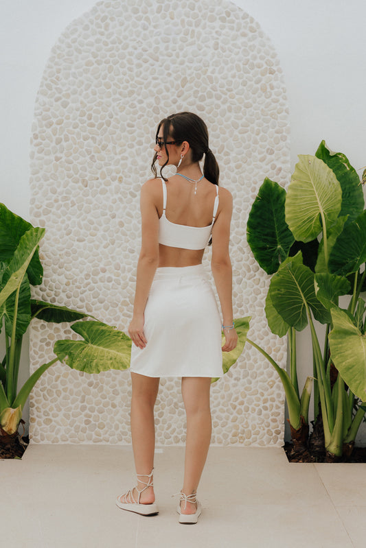 Saia Envelope Curta Off White