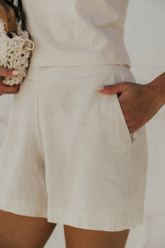 Shorts Bolso Natural