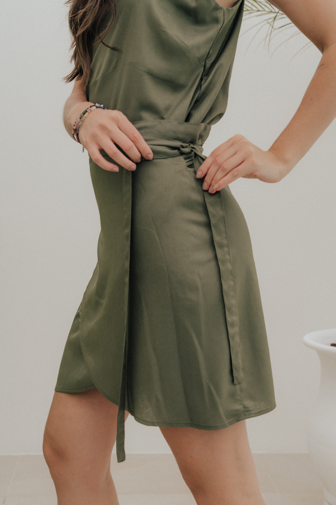 Saia Envelope Curta Oliva