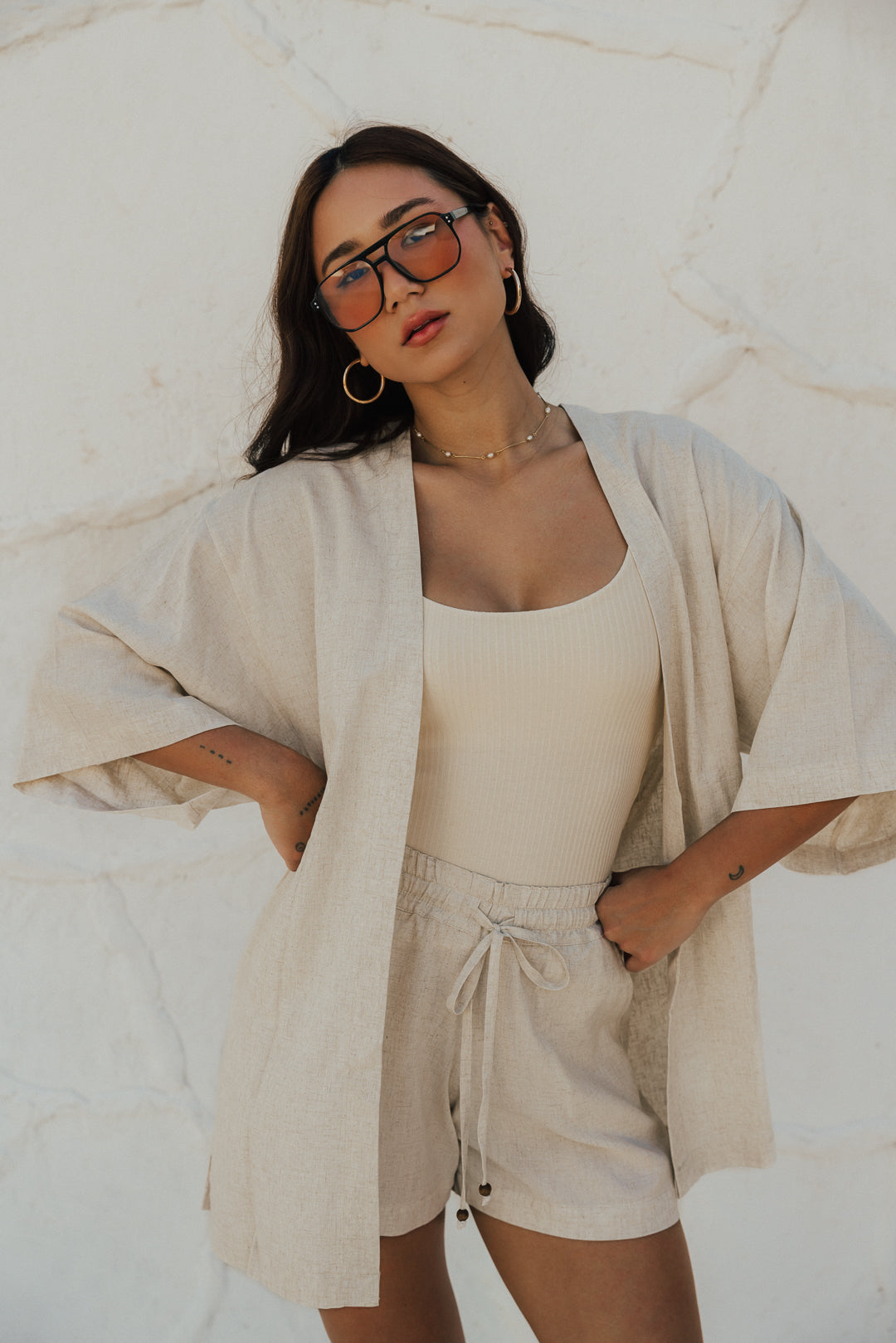 Regata Alça Canelada Vanilla