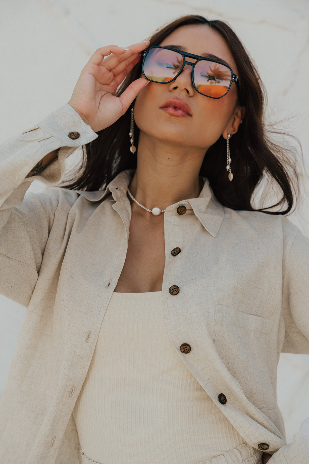 Camisa Botão Natural