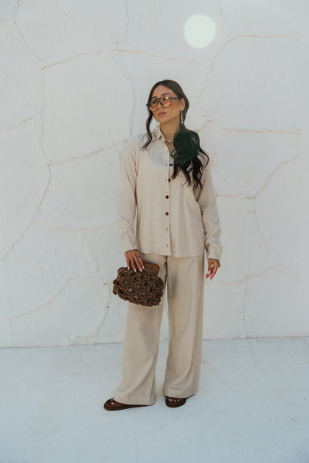 Camisa Botão Natural