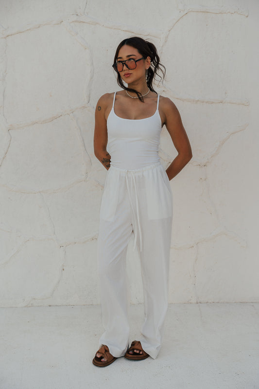 Pantalona Comfy Off White
