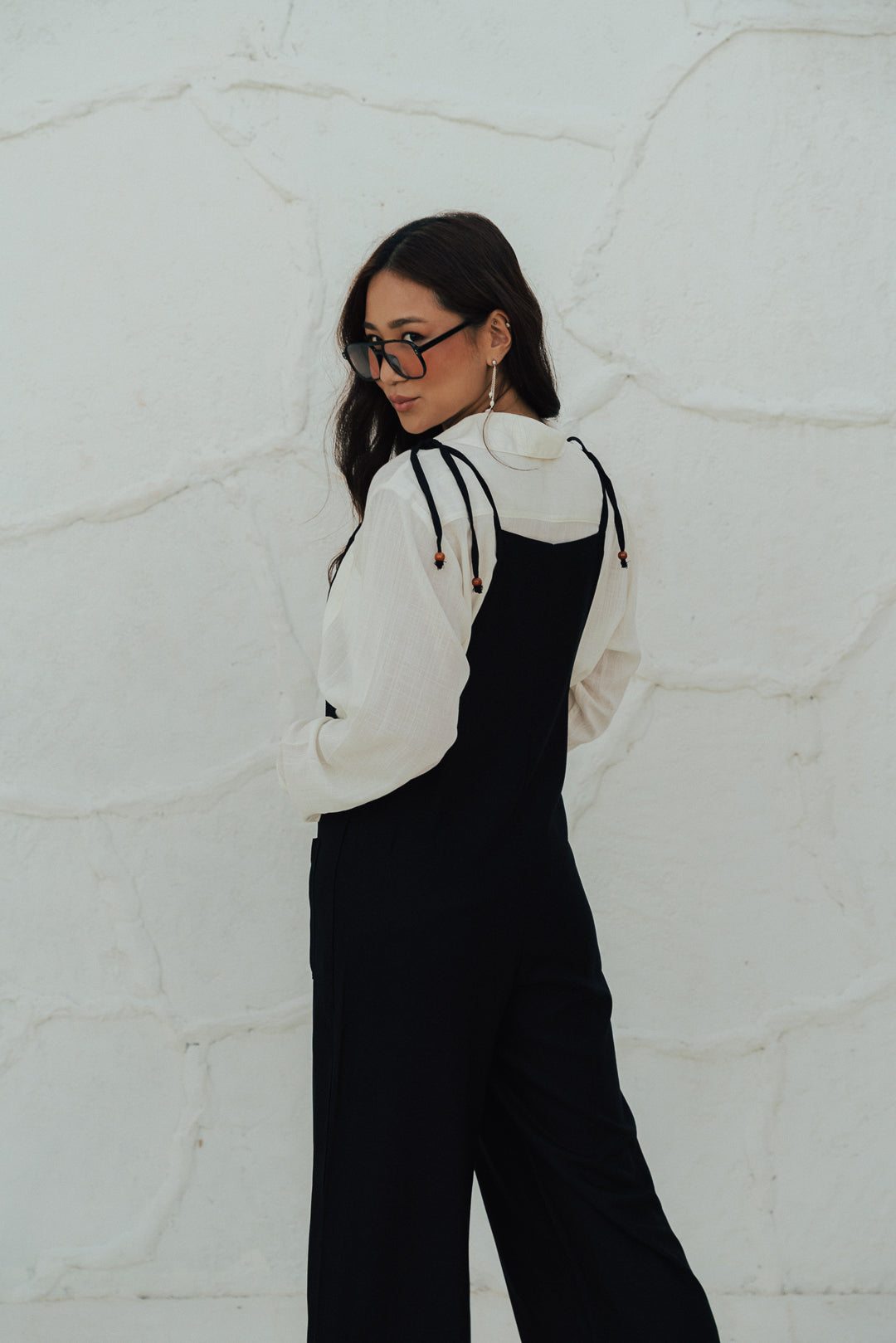 Jardineira Longa Preta