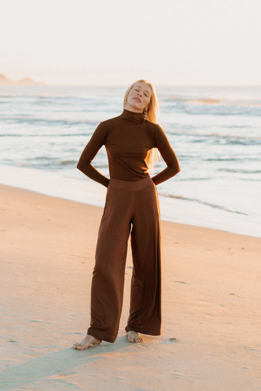 Pantalona Bolso Café