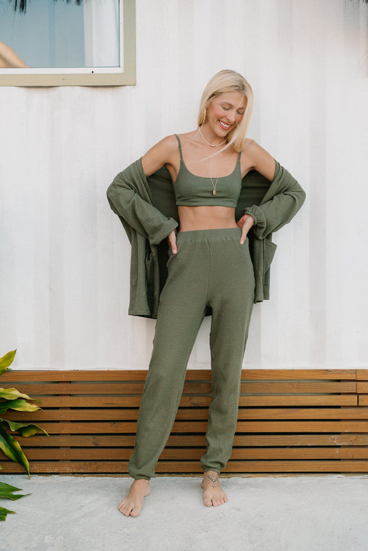Calça Tricot Oliva